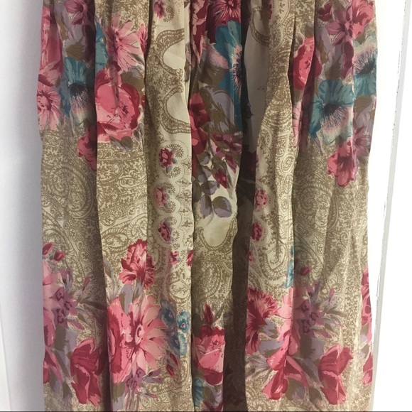 PLENTY • Silk Maxi Floral Dress *Rare* - Picture 9 of 15